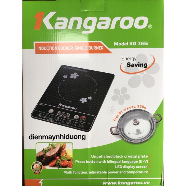 Bếp từ Kangaroo KG356H - KG365i - tặng kèm nồi lẩu - bảo hành 12 tháng