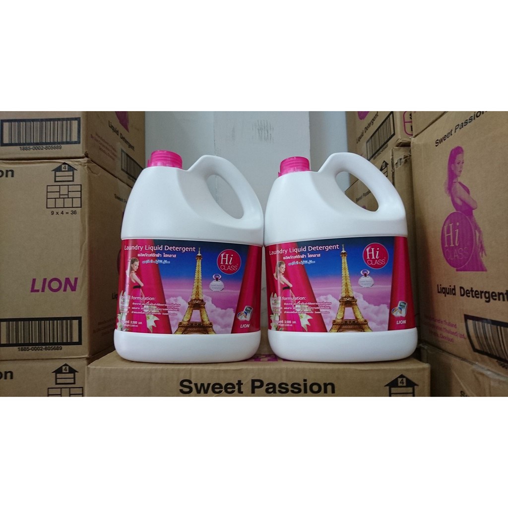 Nước giặt Hi Class can 3500ml 3 màu