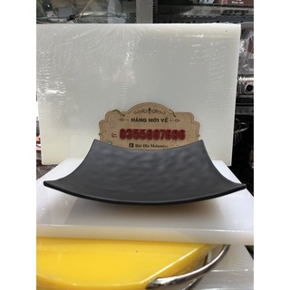 Đĩa Vuông Cong 25cm
