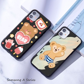 Ốp Lưng Samsung A01 Core A02 A02S A12 A32 A52 A72 Vỏ Bảo Vệ Vỏ Điện Thoại Mềm Cute bear-2