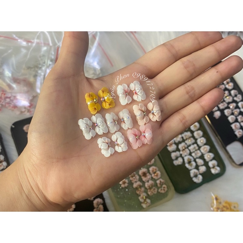 Hoa bột làm nail