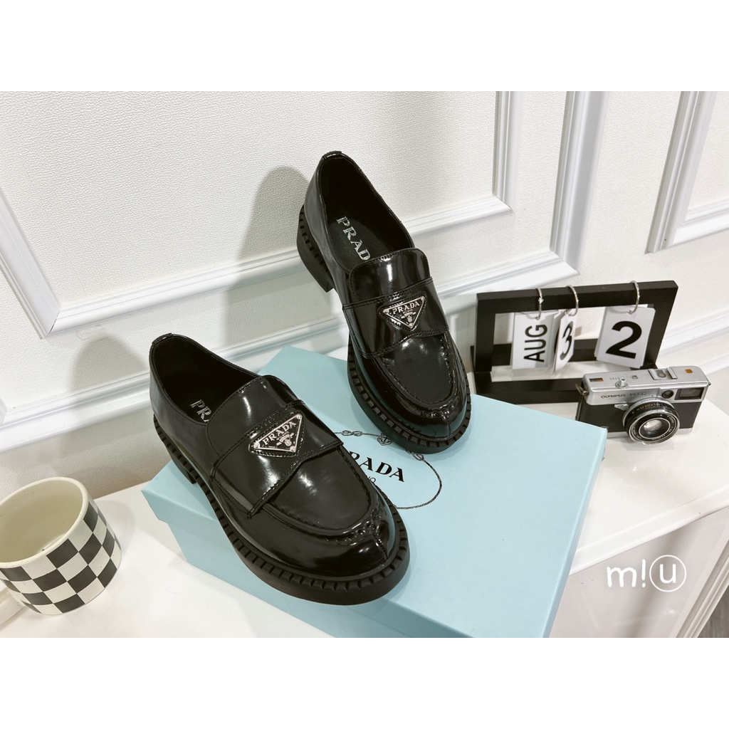 Giày oxford dành cho nữ màu đen thời trang cao cấp
