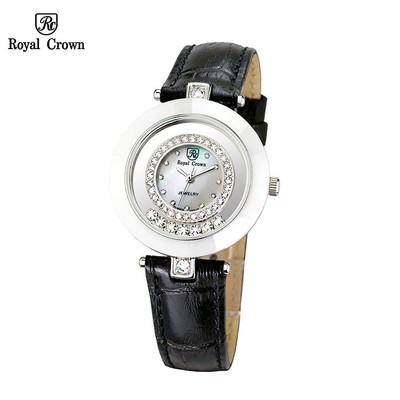 Đồng hồ nữ chính hãng Royal Crown 6413 đính đá cao cấp, chống nước, đeo tay đẹp, sang chảnh