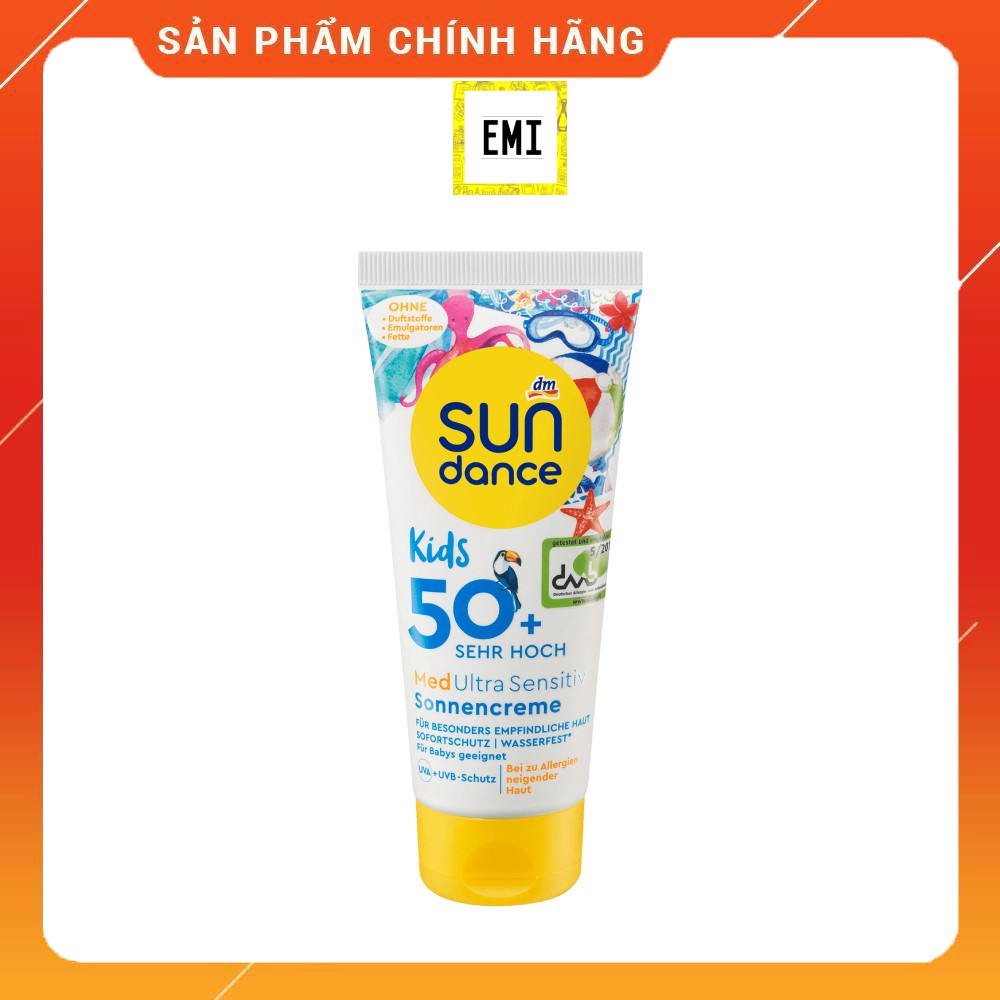 Kem chống nắng cho bé Sundance - dùng cho cả mặt và body -dạng Kem- Hàng Đức