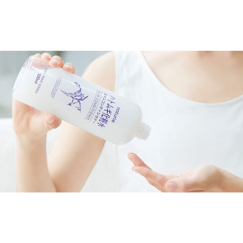 [Mã SKAMCLU9 giảm 10% đơn 100K] Nước Hoa Hồng Ý Dĩ Naturie Skin Conditioner [Coco shop]