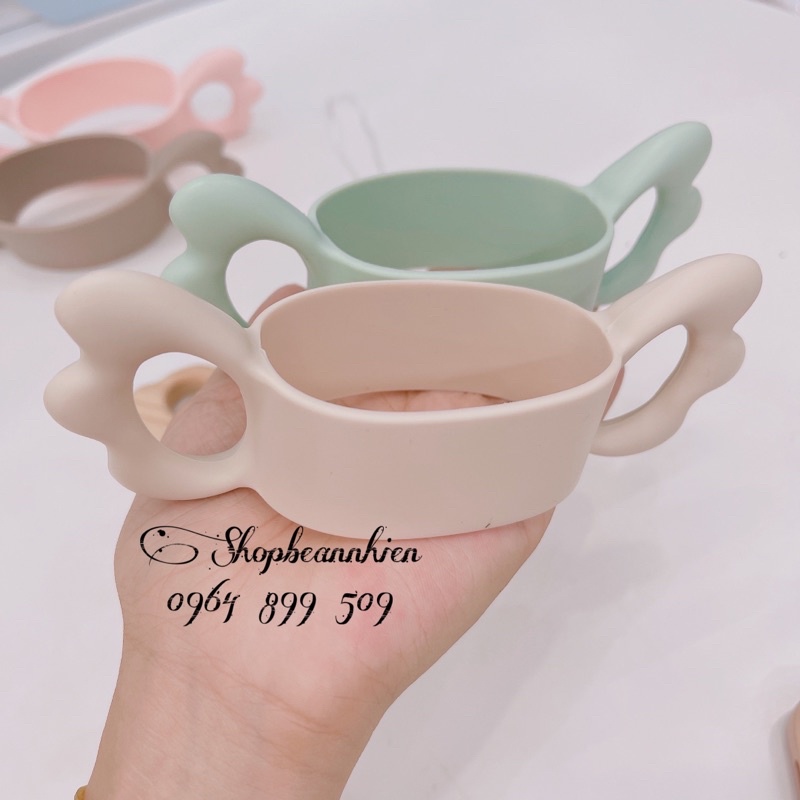 Tay cầm bình sữa cổ rộng silicone