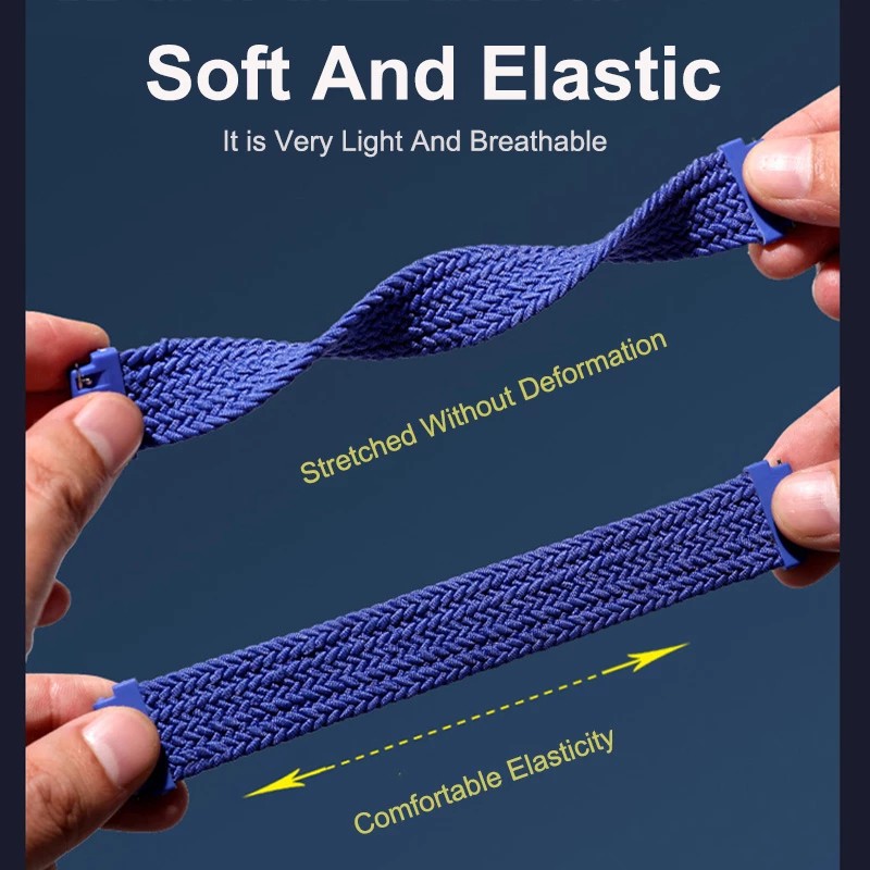 Dây Đeo Bện Cho Đồng Hồ Thông Minh Samsung Galaxy Watch 3 / 46mm / 42mm / Active 2 / Gear S3 20mm / 22mm