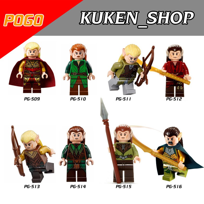 Minifigures Lord Of The Ring Lính Elf - Phim Chúa Tể Những Chiếc Nhẫn PG8027