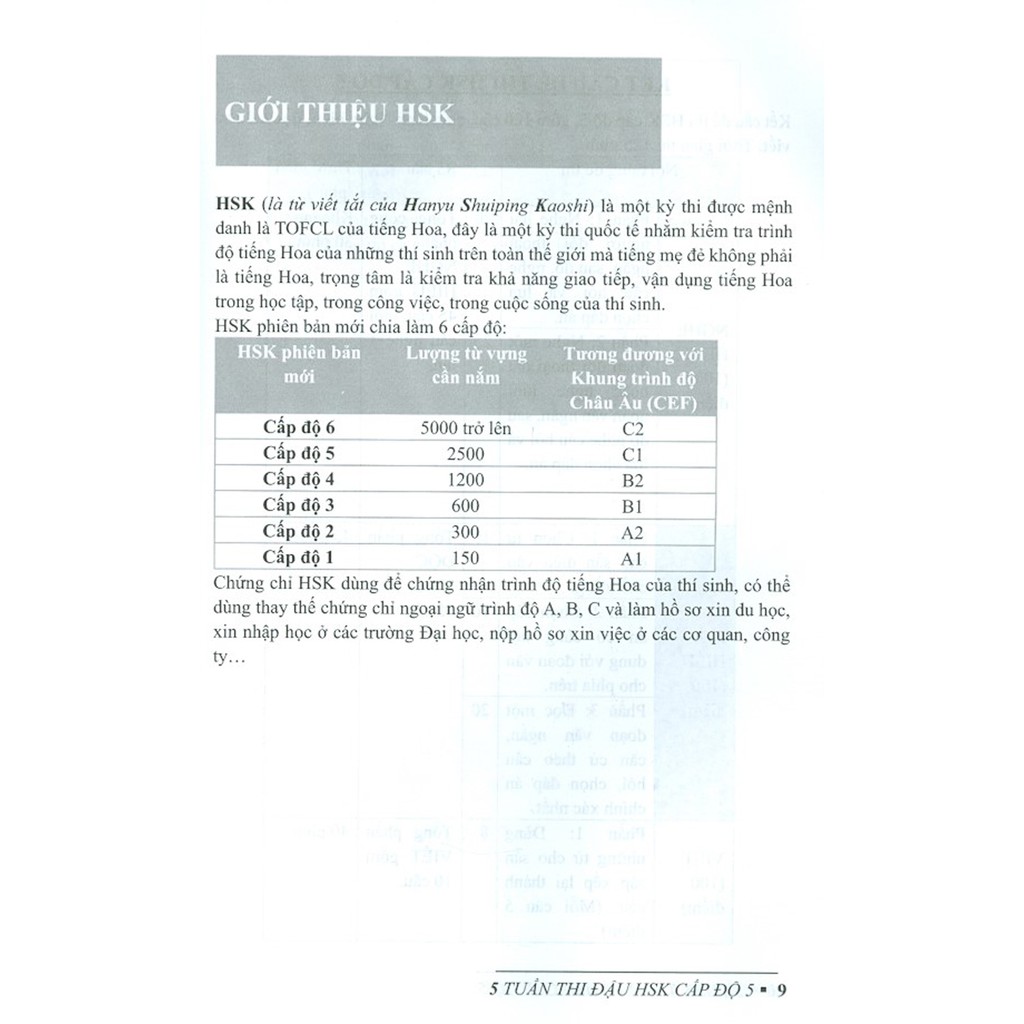 [Mã LIFE2410K giảm 10K đơn 20K] Sách - 5 Tuần Thi Đậu HSK - Cấp Độ 5 | BigBuy360 - bigbuy360.vn