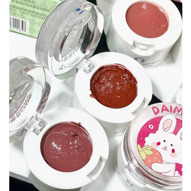 [Hàng mới về] Son dưỡng môi có màu trang điểm Cappuvini Pot Lip nhiều màu sắc tùy chọn dạng hũ tiện dụng