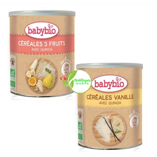 Bột Ăn Dặm Ngũ Cốc Diêm Mạch Hữu Cơ Babybio 220g (Cho bé từ 6 tháng)