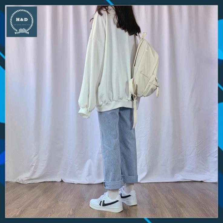 [HOT] Quần jeans baggy nữ, jean bò ống suông, rộng style hàn Quốc hit hot 2021 | BigBuy360 - bigbuy360.vn