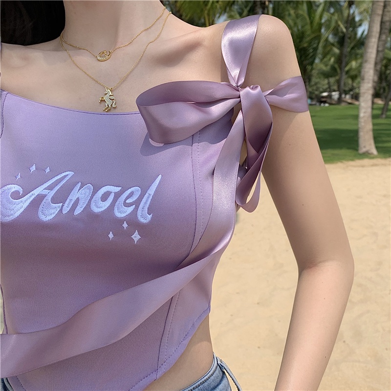 Áo Hai Dây Thêu Họa Tiết Thời Trang Mùa Hè Cho Nữ | BigBuy360 - bigbuy360.vn