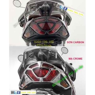 ốp đèn hậu SH mode 2020 mạ crom/carbon