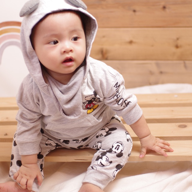 BỘ NỈ MICKEY DISNEY CHO BÉ