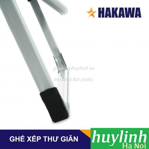 Ghế xếp gấp thư giãn Hakawa HK-G21P - Mẫu mới 2020 - Tặng khay để ly [Ghế chú Quyền Linh]