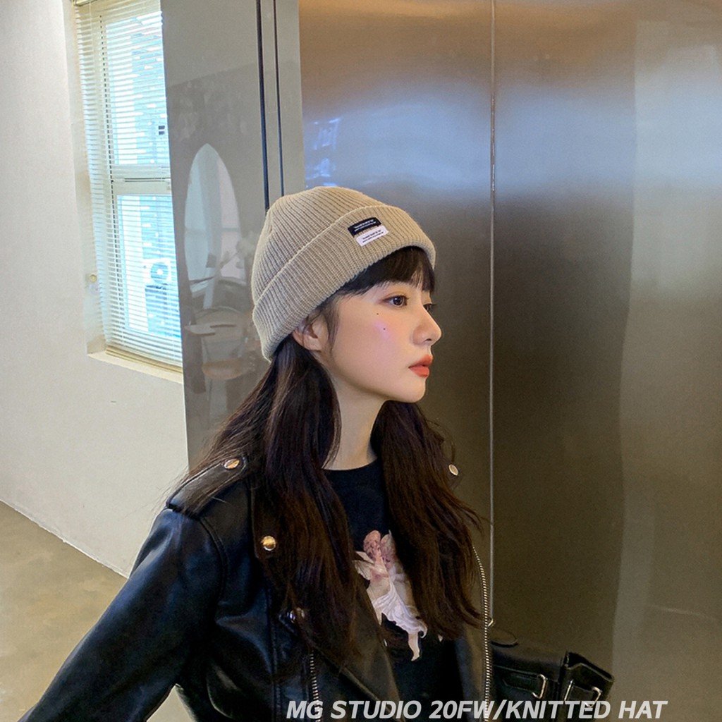 Mũ Dệt Kim MG STUDIO Họa Tiết Chữ Dễ Thương