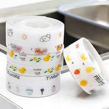 Cuộn Băng Dính Dán Viền Bồn Rửa Chén Chống Thấm Nước Ron keo băng dán cạnh góc bếp lavabo tường nhà trang trí