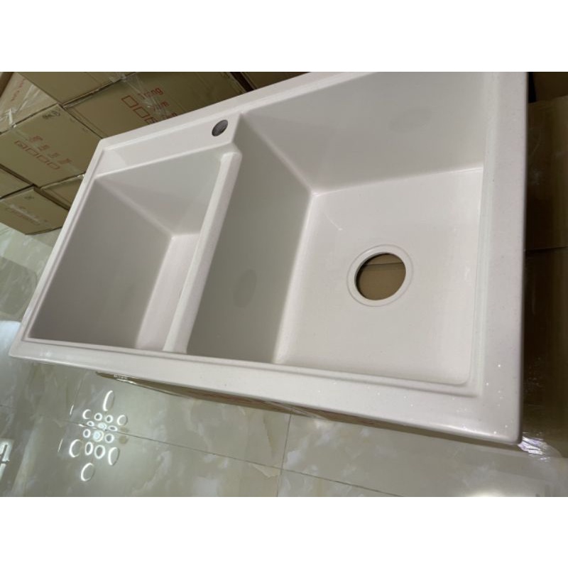 Chậu rửa chén đá nhân tạo KT 84x50x23