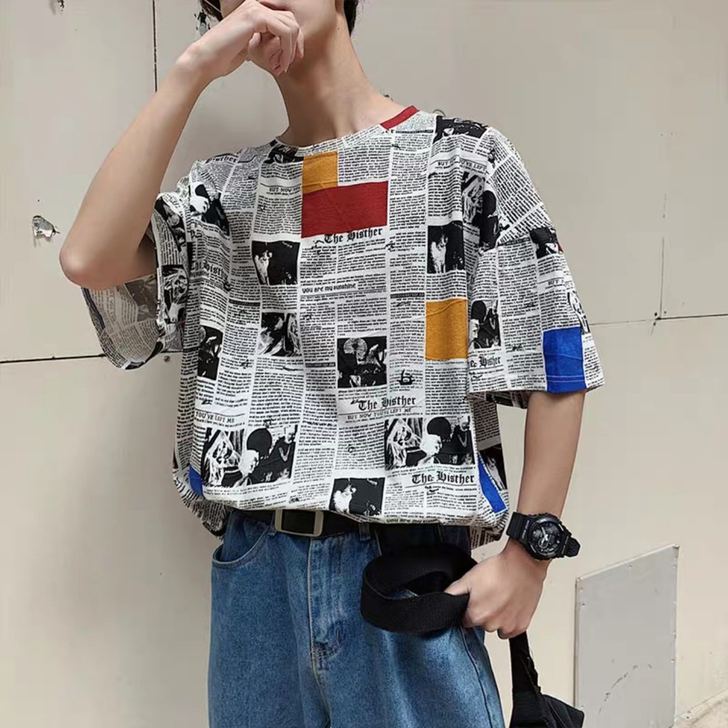 áo thun tay lỡ unisex áo phông Nam Nữ form rộng thun cotton DHL swap phong cách Ulzzang. | BigBuy360 - bigbuy360.vn