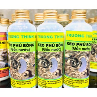Keo Phủ Bóng Gốc Nước Bảo Vệ Sản Phẩm Dát Vàng 100ml - Trường Thịnh Epoxy