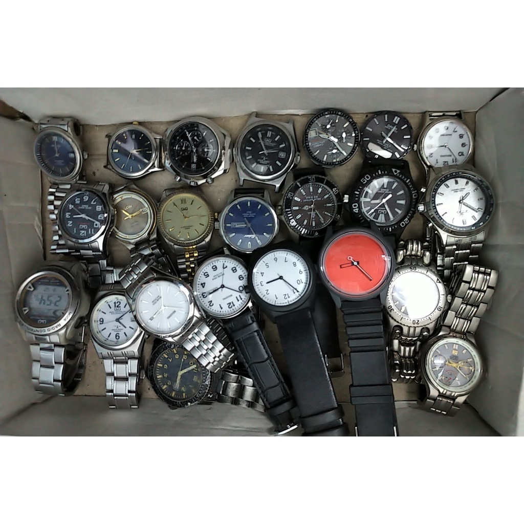 Đồng hồ si nam nữ Nhật 2hand nhiều thương hiệu Citizen, Q&Q, v. chạy pin năng lượng mặt trời solar hoặc cơ cót nhiều mẫu