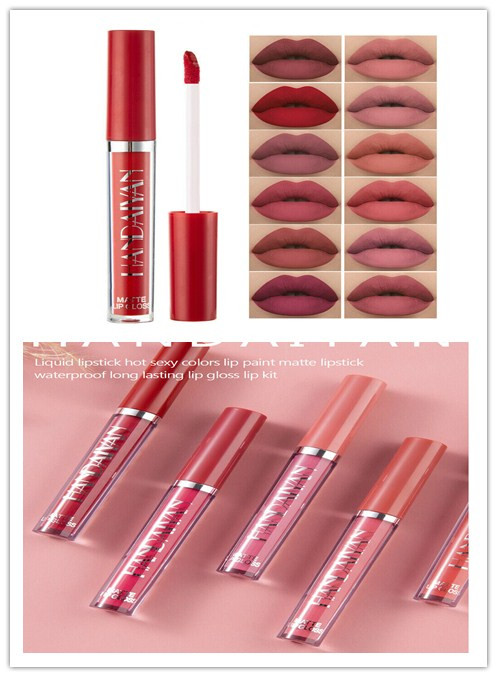 (Hàng Mới Về) 1 Son Môi 8 Màu Tùy Chọn Chống Thấm Nước Và Lâu Trôi Cao Cấp