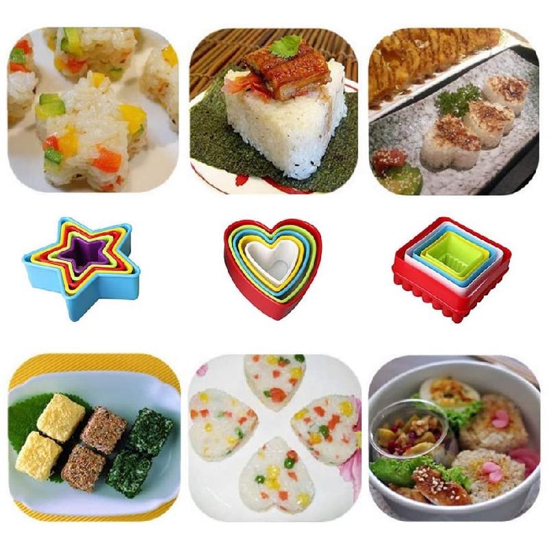 Khuôn làm bánh quy ANAEAT bằng nhựa nhiều màu sắc