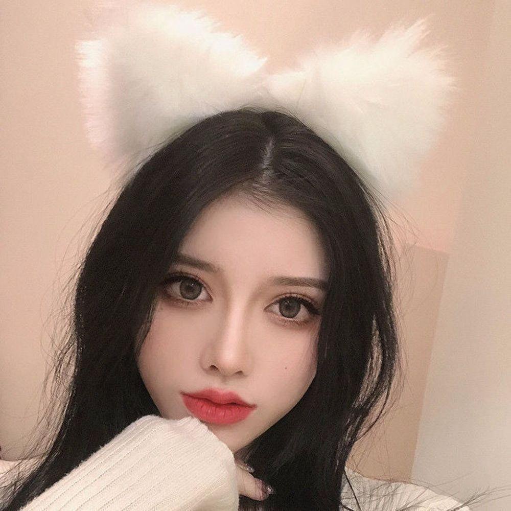 DANILO Băng Đô Nơ Tai Mèo Phong Cách Lolita Hàn Quốc Ngọt Ngào Cho Nữ