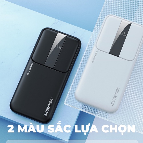 Cục Xạc Sạc Dự Phòng 20000mah WK DESIGN WP117 Pin Sạc Dự Phòng Chính Hãng sạc nhanh 2 cổng USB 2.1A SATOPA OFFICIAL