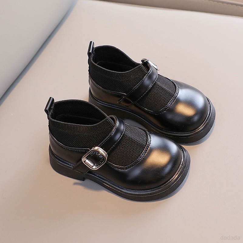 Giày Da Chống Trượt Phong Cách Anh Quốc Dễ Thương Cho Bé Gái