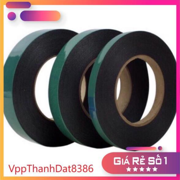 (Sale)  Băng dính xốp xanh 2 mặt cực chắc