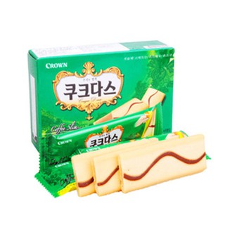 Bánh kẹp kem CROWN Hàn Quốc 144g. Hsd  11/10/2019