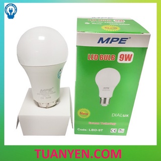 Bóng đèn LED Bulb LBD - 9T/V  9W MPE - Ánh sáng trắng, Vàng