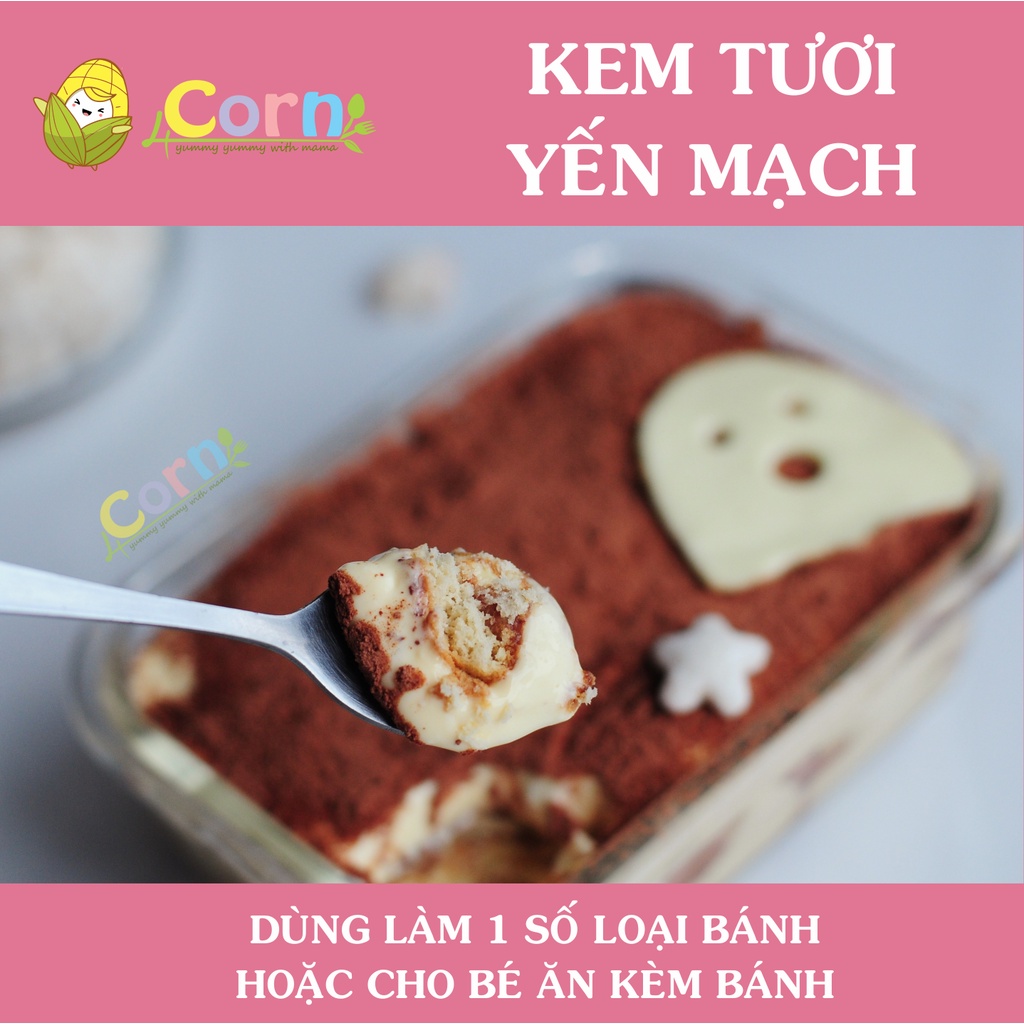 Kem tươi yến mạch (Cream yến mạch) dmBio - Cho bé 6m+