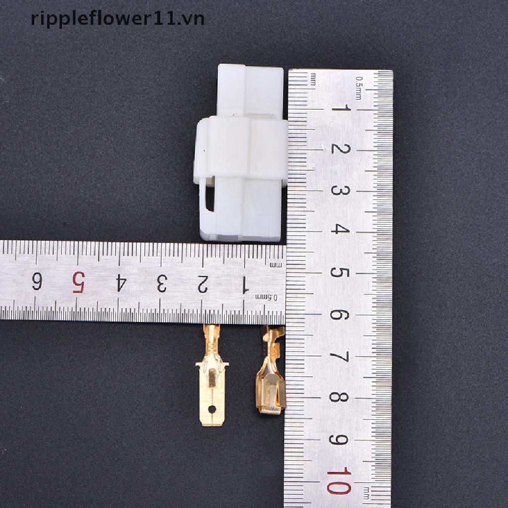 Đầu Nối Dây Điện 6.3mm 2pin male female Chất Lượng Cao