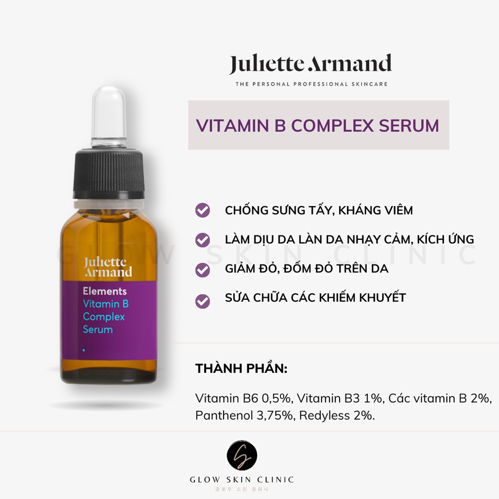 Tinh chất phục hồi da nhạy cảm và kích ứng Vitamin B Complex Serum