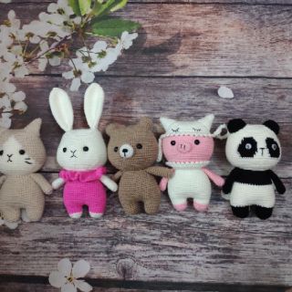 Thú bông móc len gấu handmade