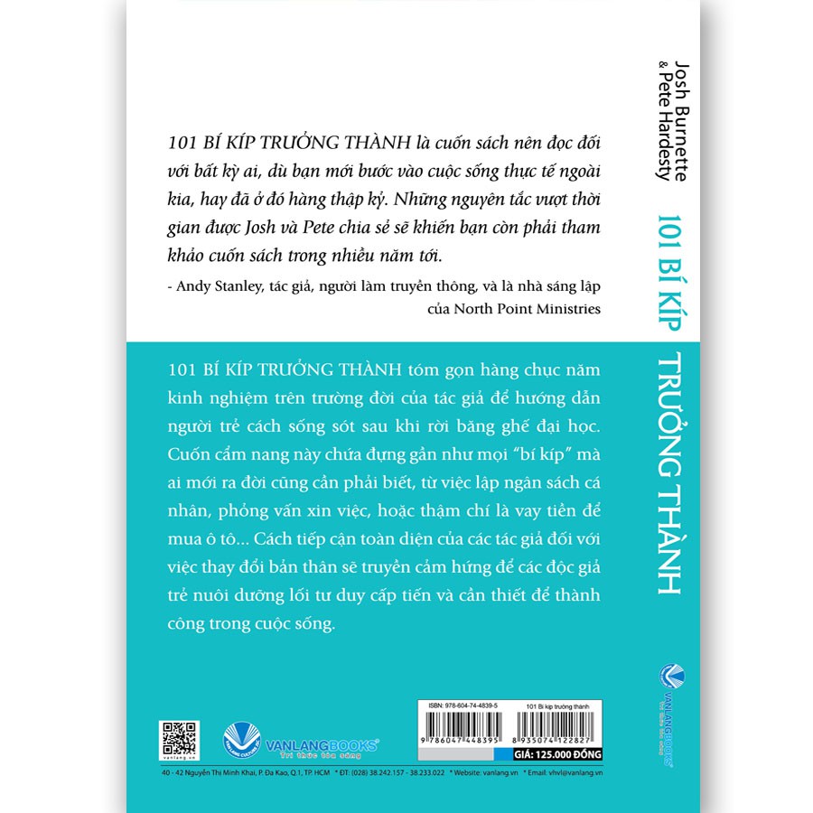 Sách - 101 Bí Kíp Trưởng Thành - Wisdom4liffe  - VLG