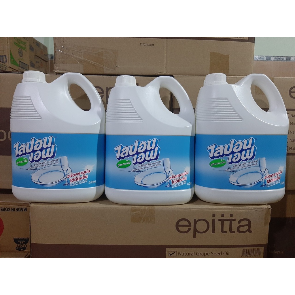 Nước Rửa Bát Thái Lan Lipon - Nước Rửa Bát Thái Lan Không Mùi - Size 3600 ml