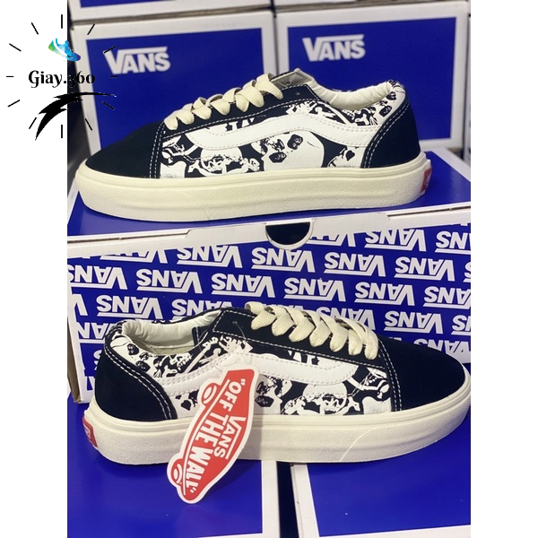 Giày vans đầu lâu,giày thể thao nam nữ vans old skool bản đầu lâu ful box