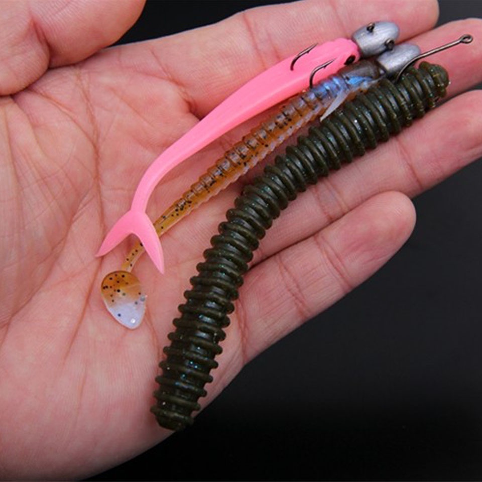 Set 10 mồi câu cá nhân tạo mềm 3g chất lượng cao