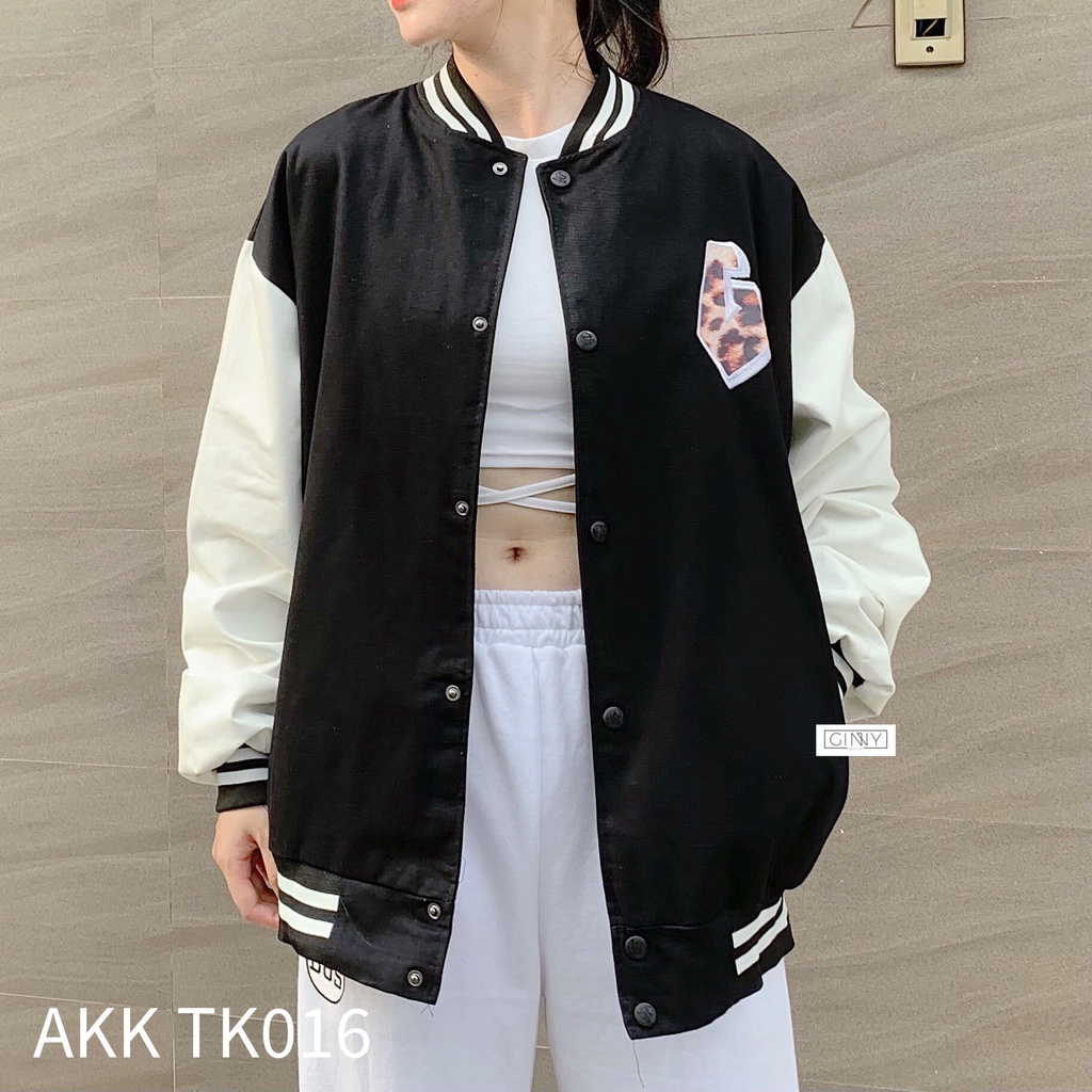 Áo Khoác Kaki Varsity GJIOBAIN Ngầu Năng Động UniSex Hàng Quảng Đông | HotTrend | Thời Trang Xu Hướng | GinHouseShop