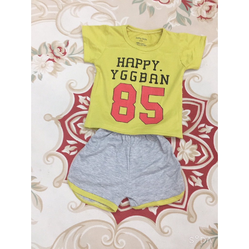 BỘ ĐỒ BÉ GÁI - BỘ HAPPY SỐ 85 CHO BÉ BH