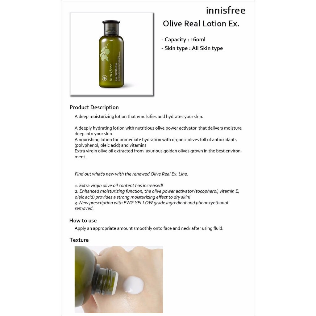 Nước hoa hồng siêu cấp ẩm Olive Real Skin Ex