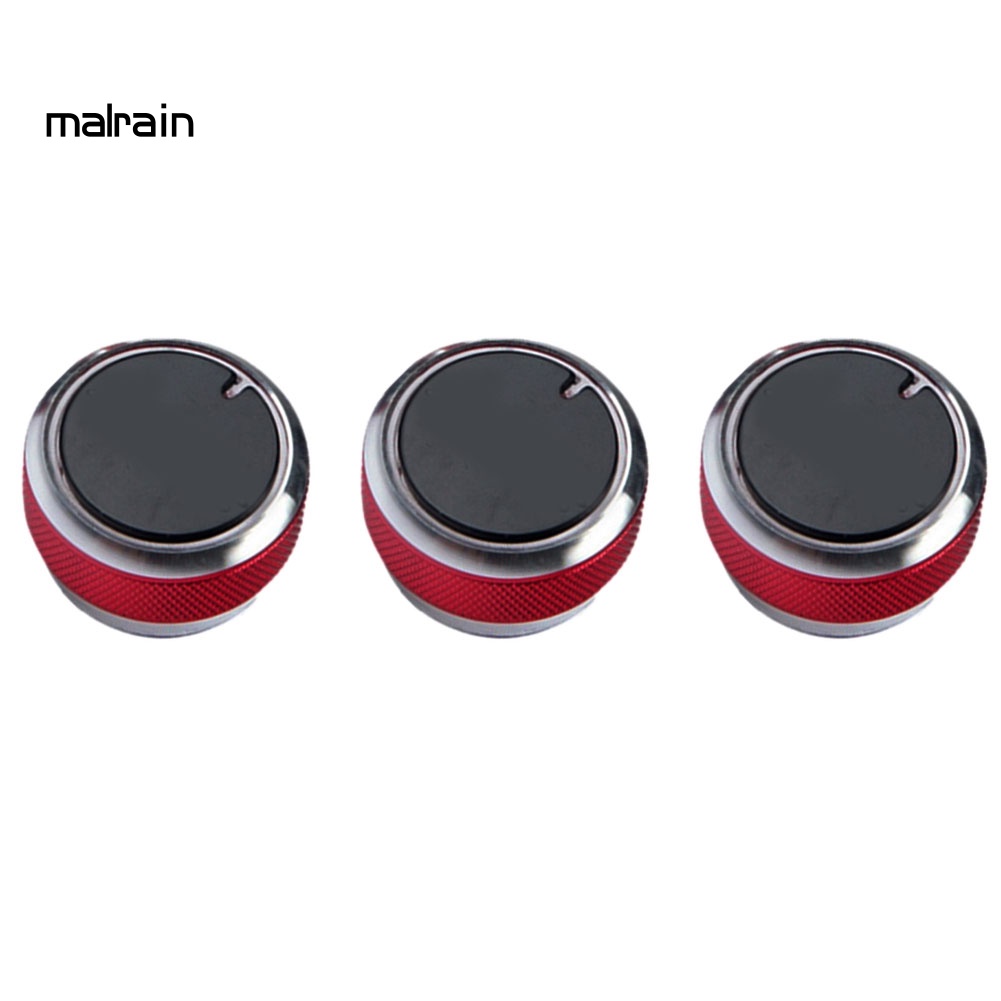 Bộ 3 Phụ Kiện Trang Trí Nút Điều Khiển Máy Điều Hòa Xe Hơi Ford Focus