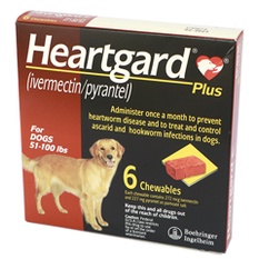 Heartgard Plus- Viên snack vị thịt bò- khắc tinh của các loại giun trên chó ( 1 viên)