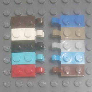 Đồ chơi lắp ráp plate, modified 1 x 2 with clip on end