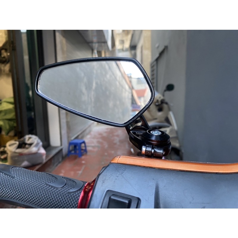 Gương Gù Chân Gương Xe Kính Trắng Rizoma Kèm Đủ Ốc