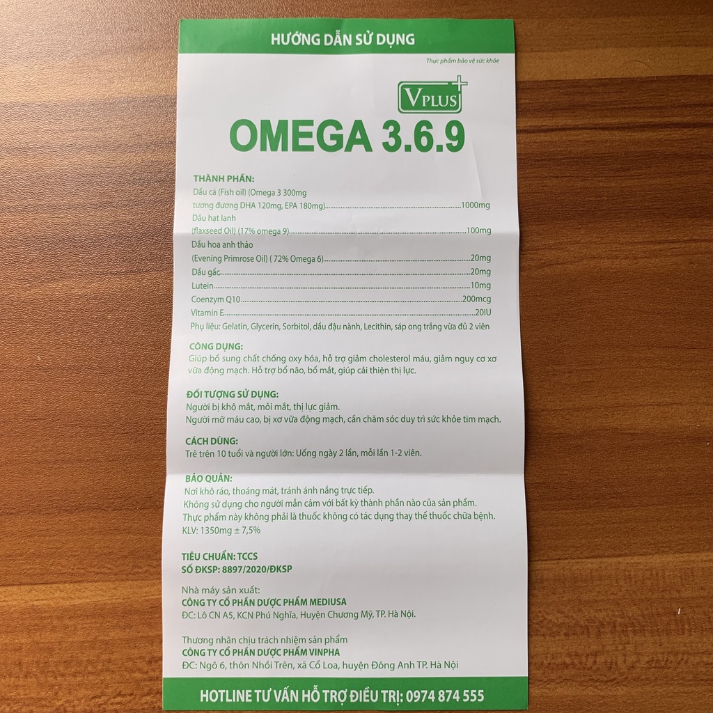 Dầu Cá Omega 3.6.9 Fish Oil - Tăng cường thị lực cho mắt, giúp sáng mắt, tốt cho da, tim mạch